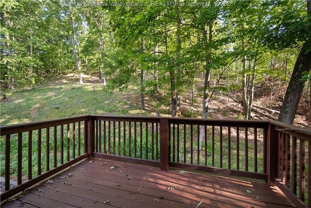 23 Mindia Ln, Alum Creek, WV 25003 - view of deck