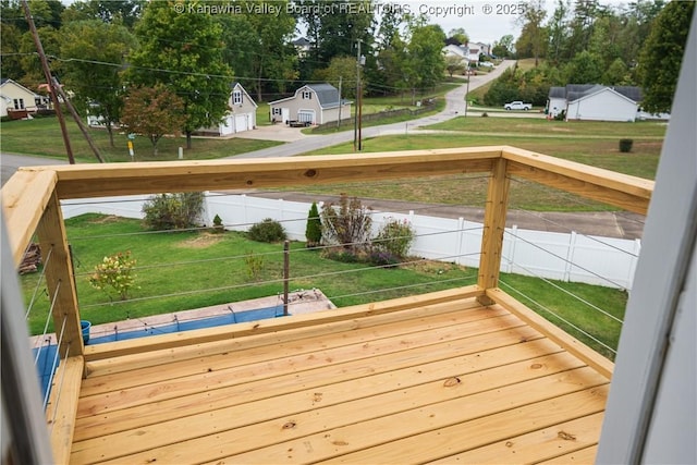 120 Rosewood Dr, Hurricane, WV 25526 - view of wooden deck
