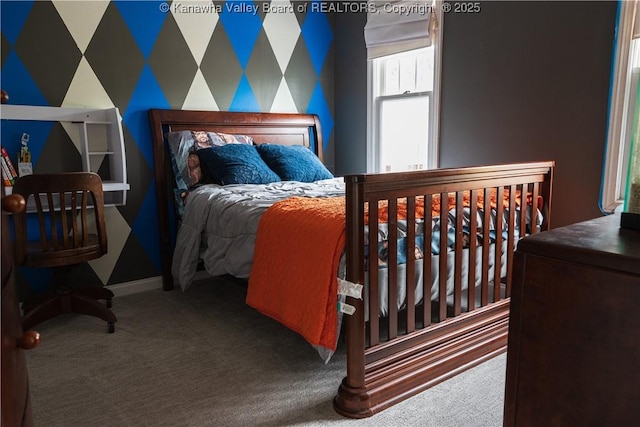 120 Rosewood Dr, Hurricane, WV 25526 - bedroom with carpet floors and baseboards