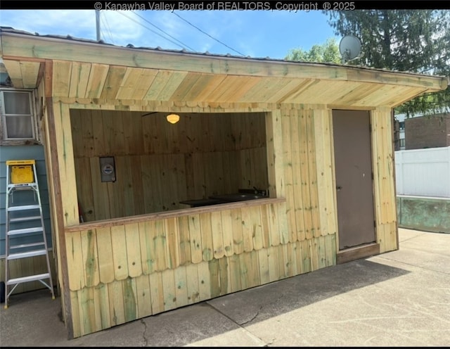 view of stable