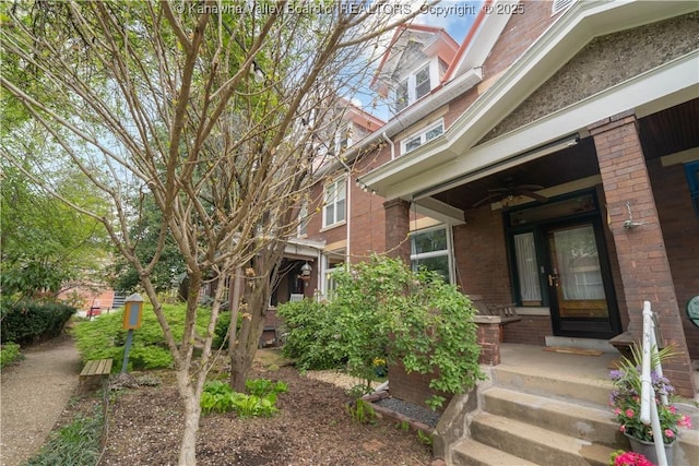 12 Arlington Ct, Charleston, WV 25301 - doorway to property with brick siding