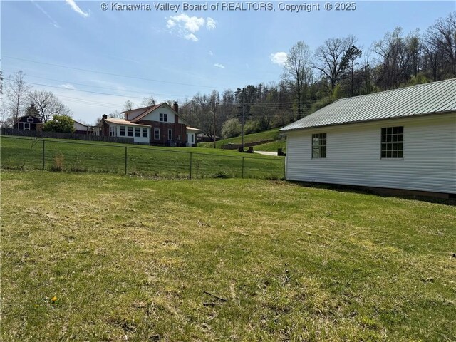 1651 Glenwood Rd, Milton, WV 25541 - view of yard featuring fence