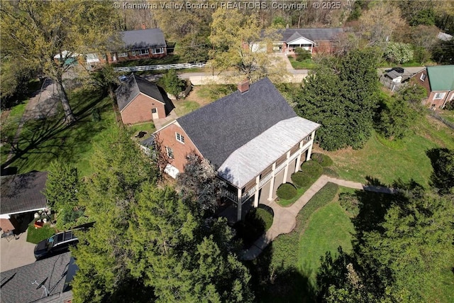 1055 Highland Dr, Saint Albans, WV 25177 - birds eye view of property featuring a residential view