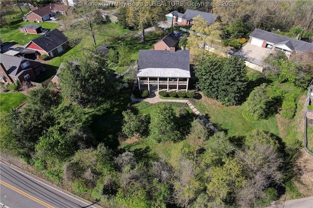1055 Highland Dr, Saint Albans, WV 25177 - drone / aerial view with a residential view