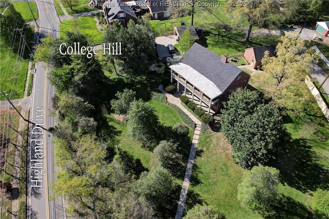 1055 Highland Dr, Saint Albans, WV 25177 - drone / aerial view with a residential view