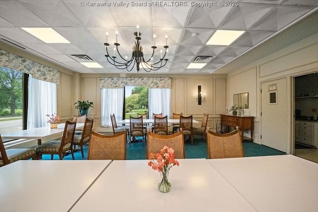 1578 Kanawha Blvd Unit 7C, Charleston, WV 25311 - common area with a drop ceiling