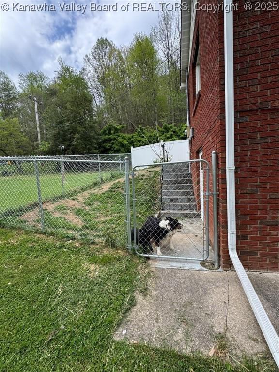 12376 Elk River Rd N, Clendenin, WV 25045 - view of yard with a gate