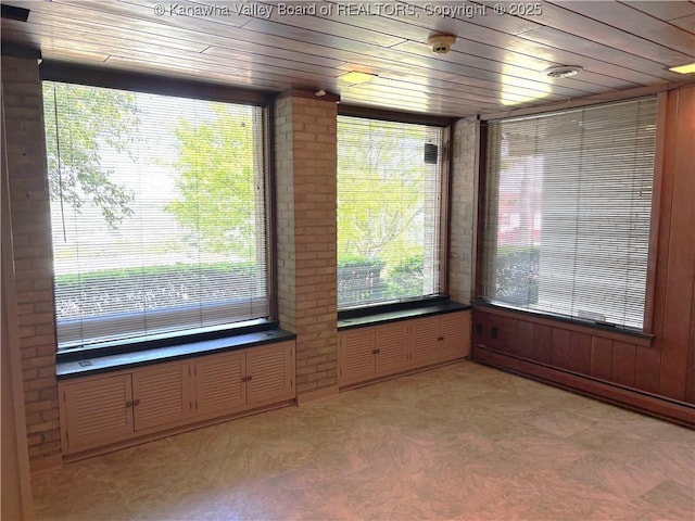 207 Mckinley Ave, Charleston, WV 25314 - unfurnished room with wooden ceiling