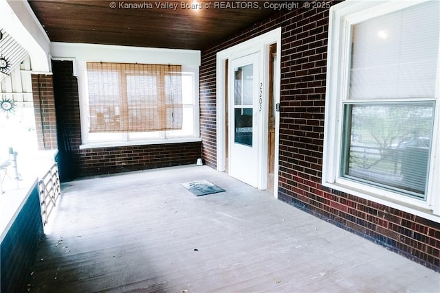 view of patio / terrace with covered porch