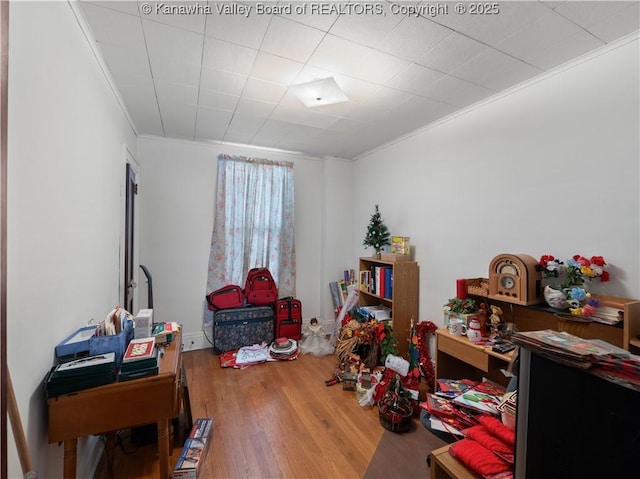 54 Hunt Ave, Charleston, WV 25302 - interior space with ornamental molding and wood finished floors