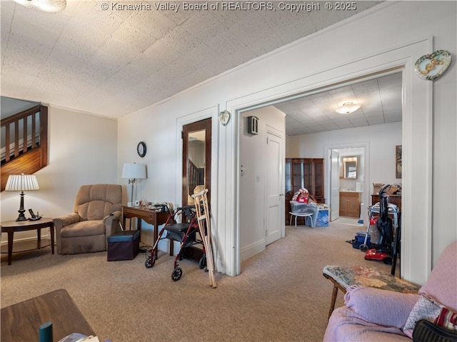 54 Hunt Ave, Charleston, WV 25302 - view of carpeted living room