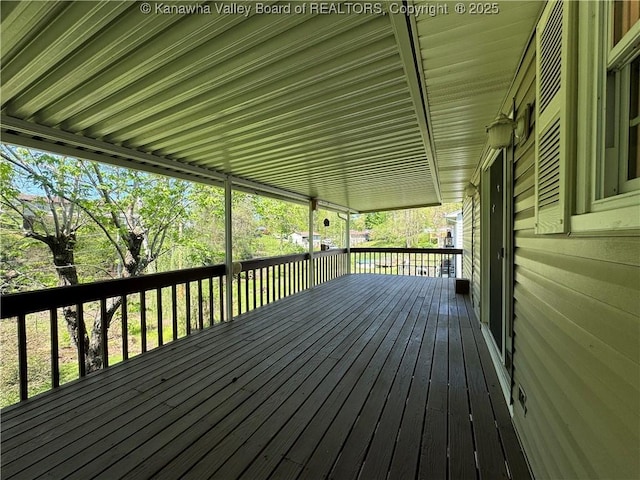 168 Jane Dr, Culloden, WV 25510 - view of wooden terrace
