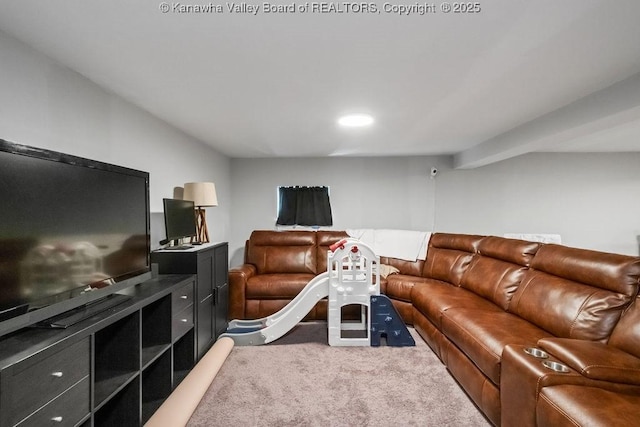 901 Evanwood Rd, Charleston, WV 25314 - living room with carpet floors