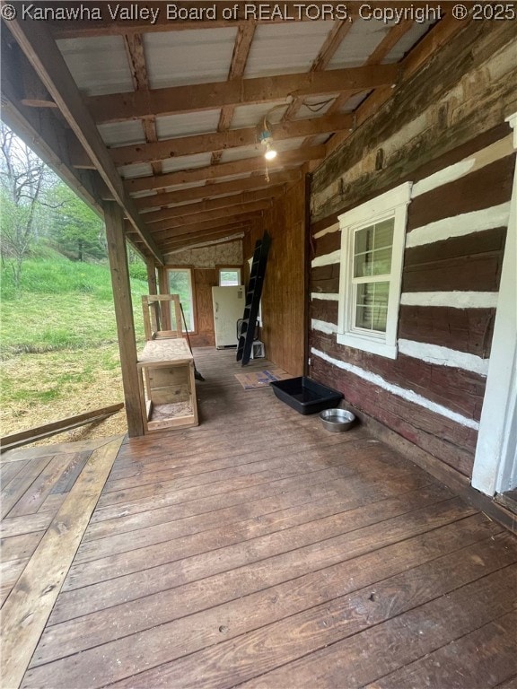 view of deck