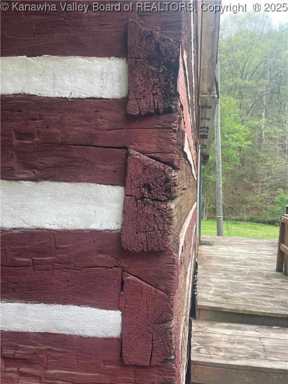 view of details
