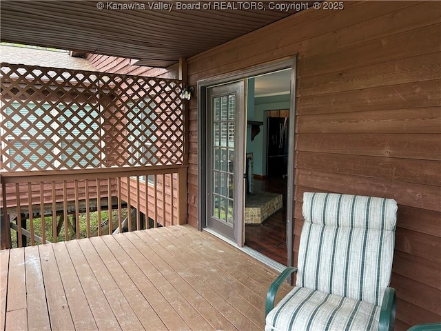 view of deck