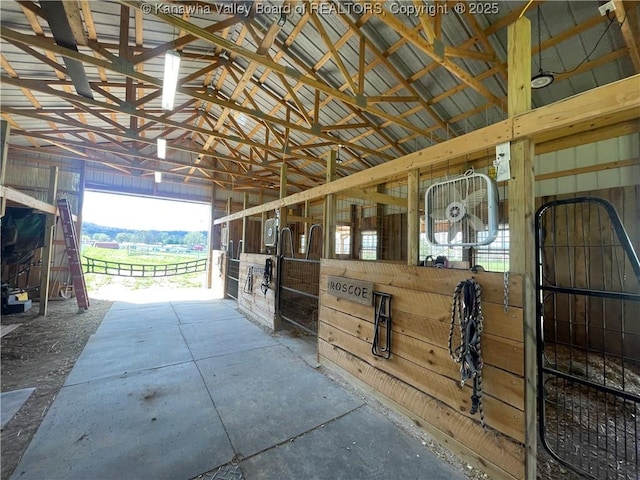 view of stable