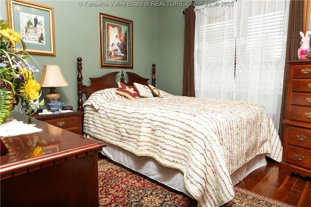 2804 Hash Ridge Rd, Barboursville, WV 25504 - bedroom with hardwood / wood-style flooring