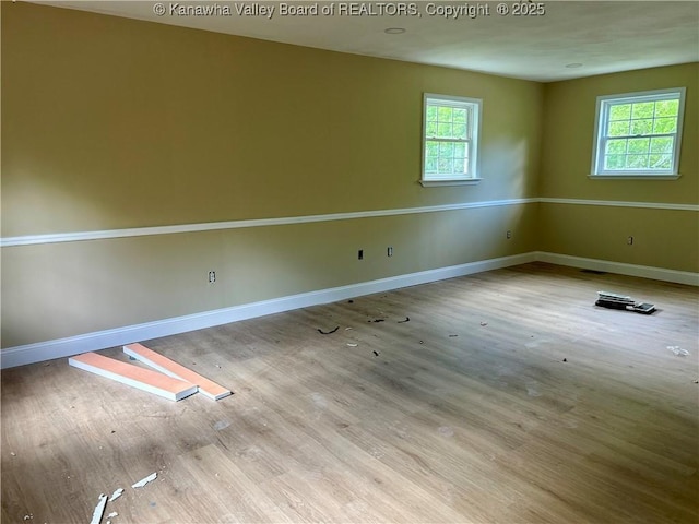 405 Crestview Dr, Charleston, WV 25302 - empty room with baseboards and wood finished floors