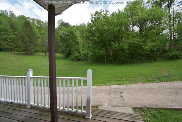 view of yard