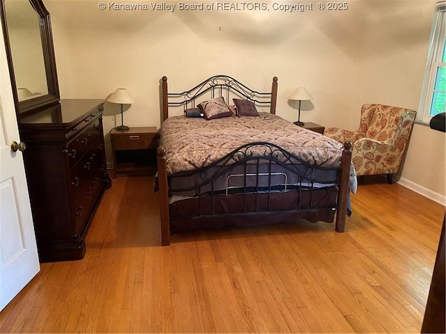 1407 Longridge Rd, Charleston, WV 25314 - bedroom with light wood-type flooring and baseboards