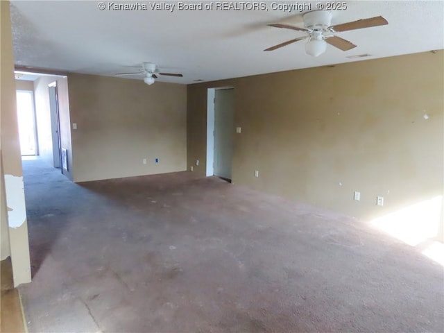 1908 Washington Ave, Saint Albans, WV 25177 - empty room featuring ceiling fan