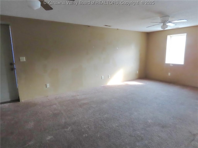 1908 Washington Ave, Saint Albans, WV 25177 - carpeted spare room featuring ceiling fan