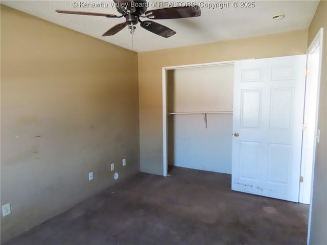 1908 Washington Ave, Saint Albans, WV 25177 - unfurnished bedroom featuring a closet and ceiling fan