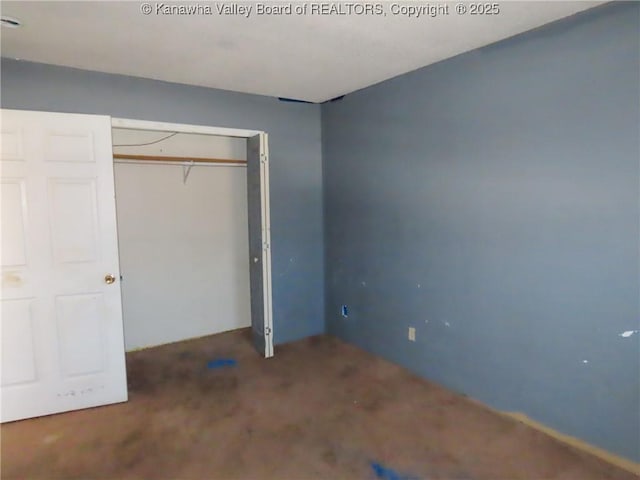 1908 Washington Ave, Saint Albans, WV 25177 - unfurnished bedroom featuring carpet floors and a closet