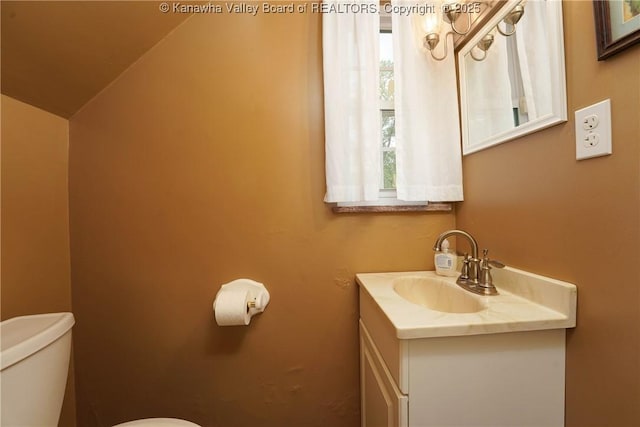 1518 Dogwood Rd, Charleston, WV 25314 - half bathroom with toilet and vanity