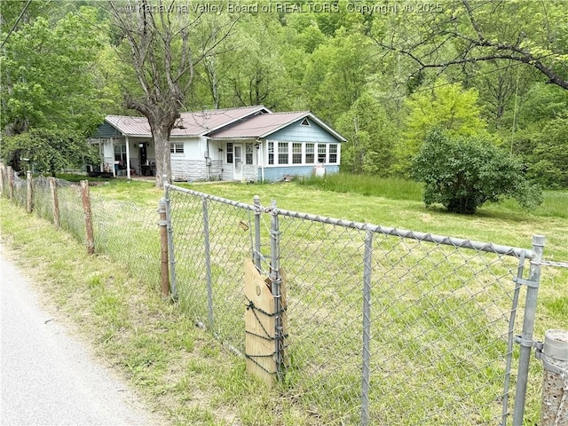 12027 Chap Rd, Wv, WV 25204 - view of front of home with a wooded view