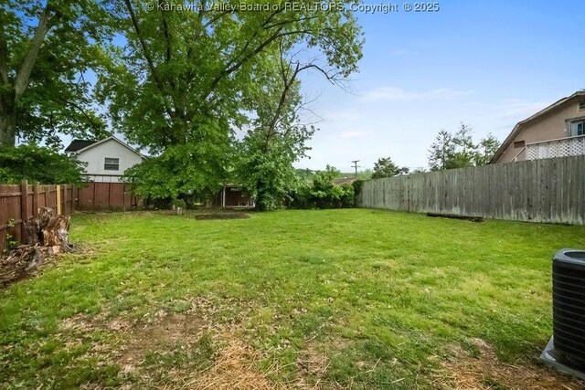302 Charles Ct, Hurricane, WV 25526 - view of yard featuring cooling unit