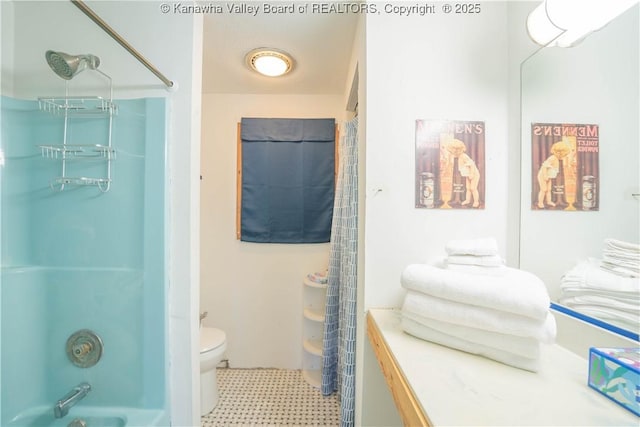 28 Tracy Ln, Summersville, WV 26651 - bathroom featuring toilet and shower / bath combination with curtain