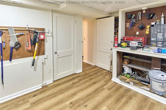 4010 Virginia Ave SE, Charleston, WV 25304 - miscellaneous room with light wood-style flooring