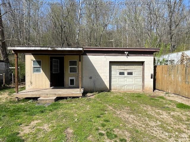 4866 Washington St W, Charleston, WV 25313 - view of front of property with a garage