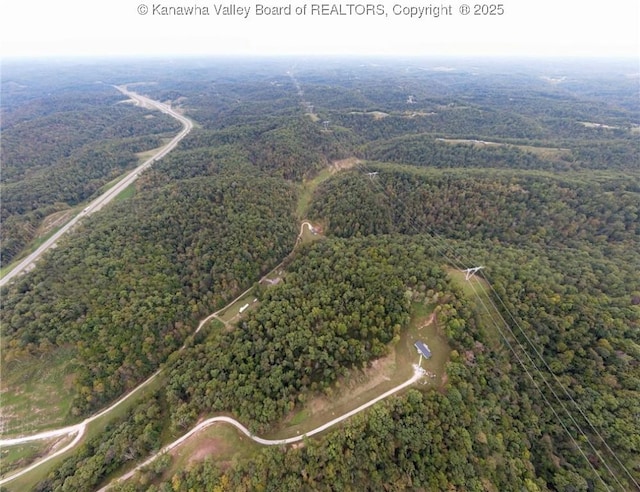 728 Honeycutt Rd, Fraziers Bottom, WV 25082 - aerial view of property's location featuring a forest