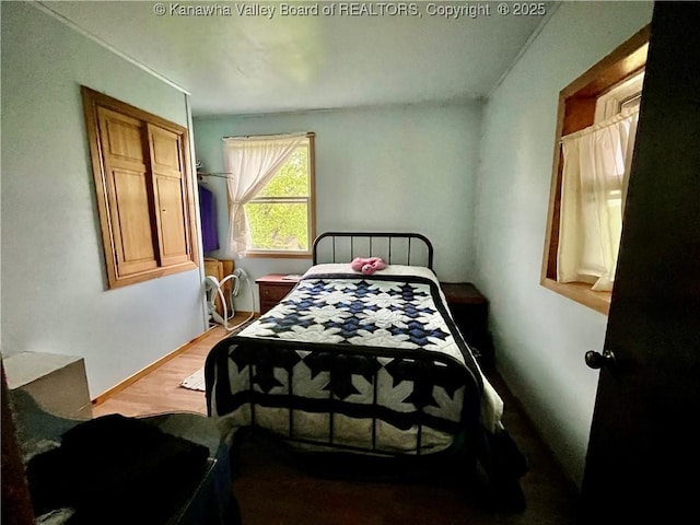 5860 Union Campground Rd, Letart, WV 25253 - bedroom with wood finished floors