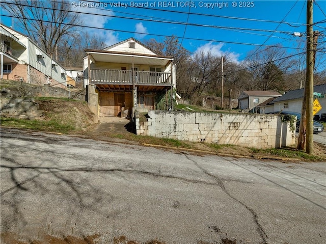 1302 Adele St, Charleston, WV 25302 - view of front of property featuring a wooden deck