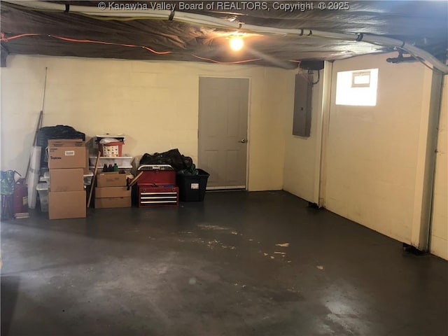 329 3rd Ave, Ripley, WV 25271 - below grade area with electric panel