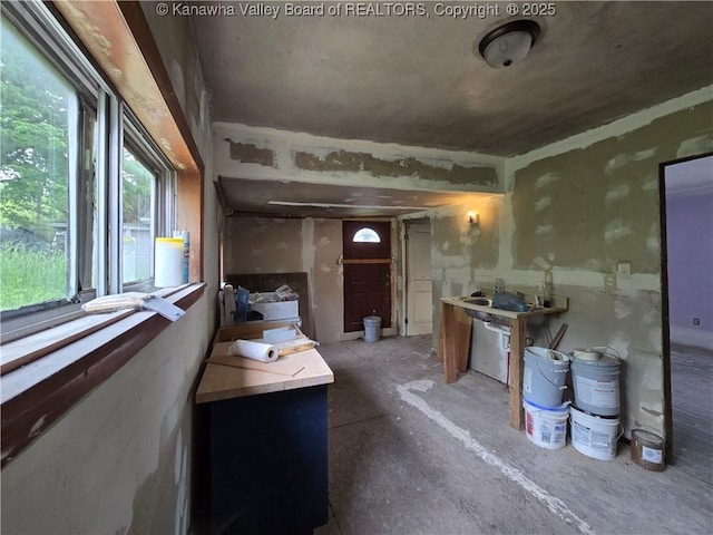 1620 Red Oak St, Charleston, WV 25387 - misc room featuring unfinished concrete floors