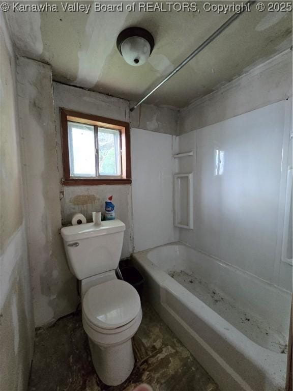 1620 Red Oak St, Charleston, WV 25387 - bathroom with toilet and bathtub / shower combination