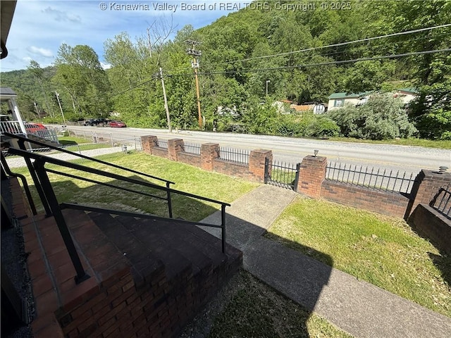 1886 Whitman Creek Rd, Whitman, WV 25652 - view of yard with a view of trees