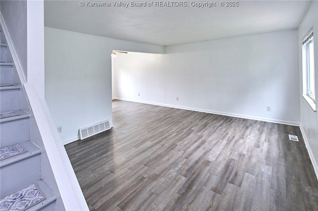 4707 A Marklana Ln, South Charleston, WV 25309 - spare room featuring wood finished floors and baseboards