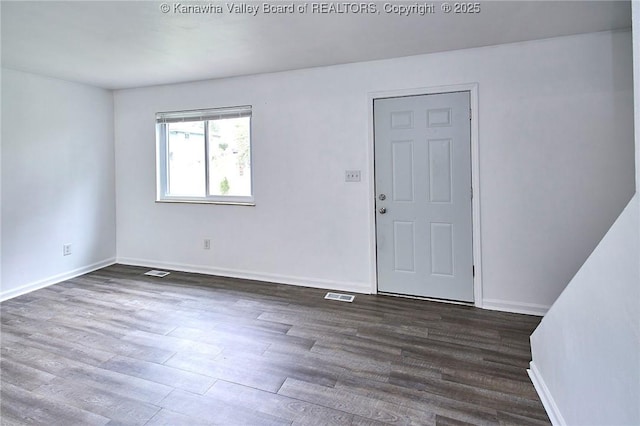 4707 A Marklana Ln, South Charleston, WV 25309 - foyer with wood finished floors and baseboards