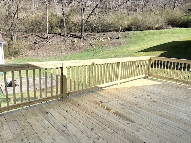 202 Josephine Ave, Madison, WV 25130 - deck featuring a lawn