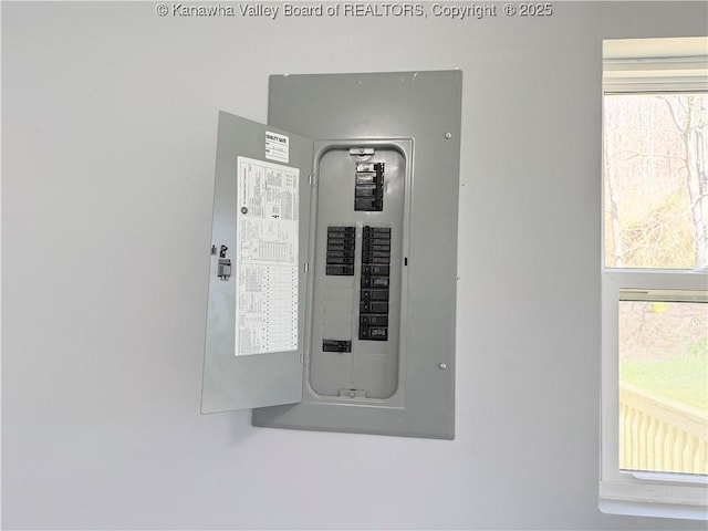 202 Josephine Ave, Madison, WV 25130 - utility room featuring electric panel