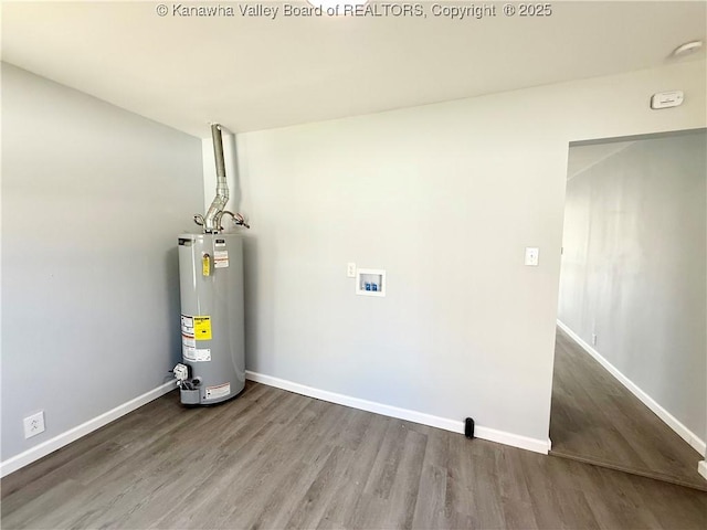 202 Josephine Ave, Madison, WV 25130 - utility room with gas water heater