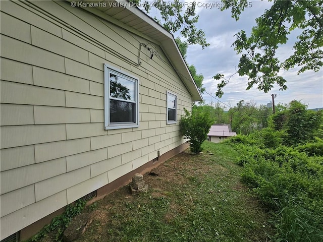 1000 Park Dr, Dunbar, WV 25064 - view of property exterior with crawl space