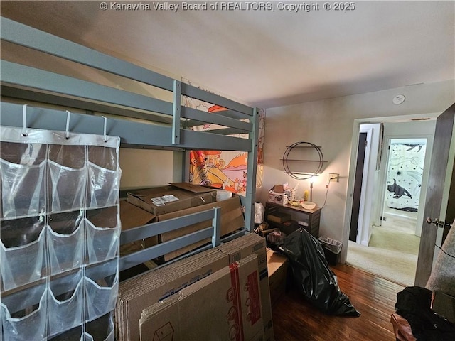 1000 Park Dr, Dunbar, WV 25064 - bedroom featuring wood finished floors