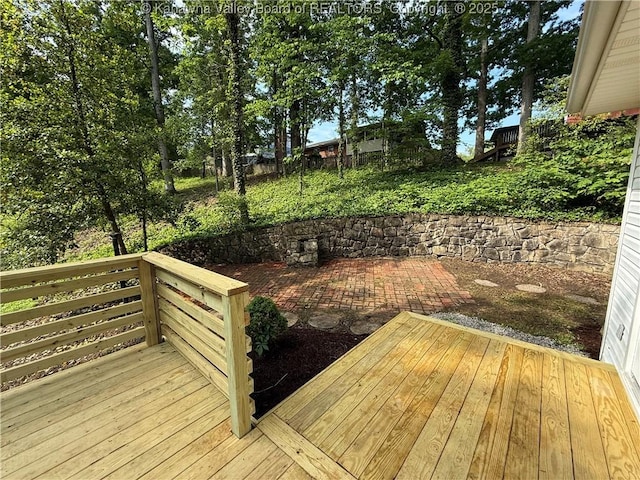 2 Stephanie Ln, Saint Albans, WV 25177 - wooden terrace with a patio